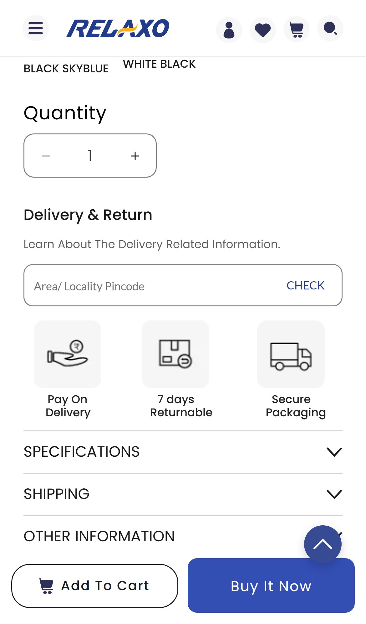 Relaxo — Mobile